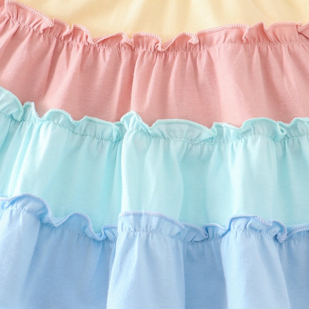 Blue Ruffle Dress - Picture 3 of 4